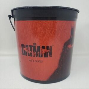 The Batman Plastic Popcorn‎ Bucket DC Warner Bros. Entertainment 2022 7.5x7.5